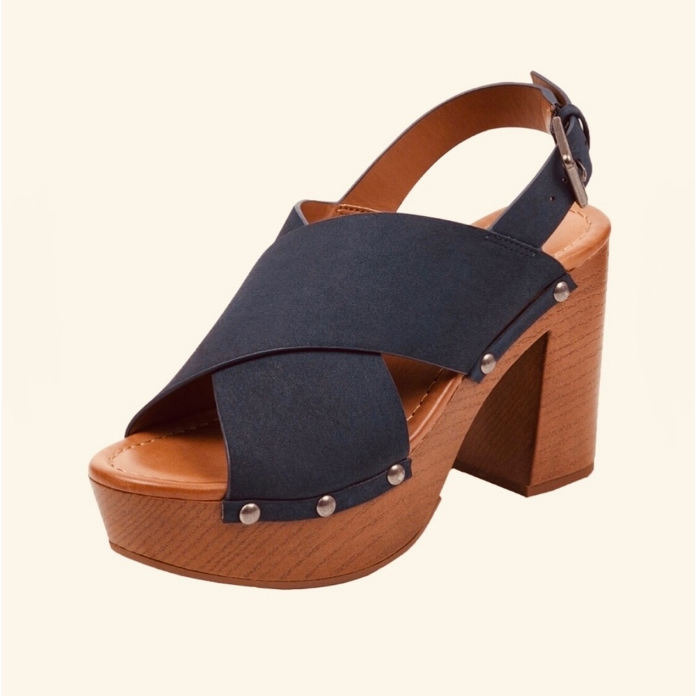 🖤Final Sale Indigo Rd. "Dani" Block Platform Heel Clog Sandal Sz 6.5